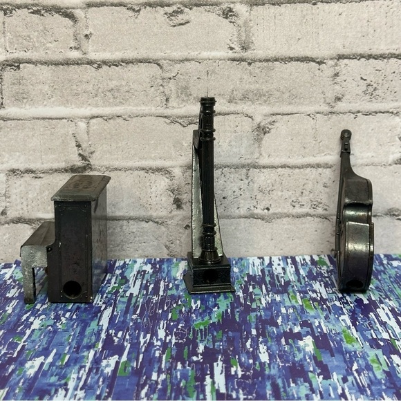 Vintage Die-Cast Pencil Sharpener MUSICAL INSTRUMENTS Set of 3 HARP BASS PIANO - Picture 3 of 11